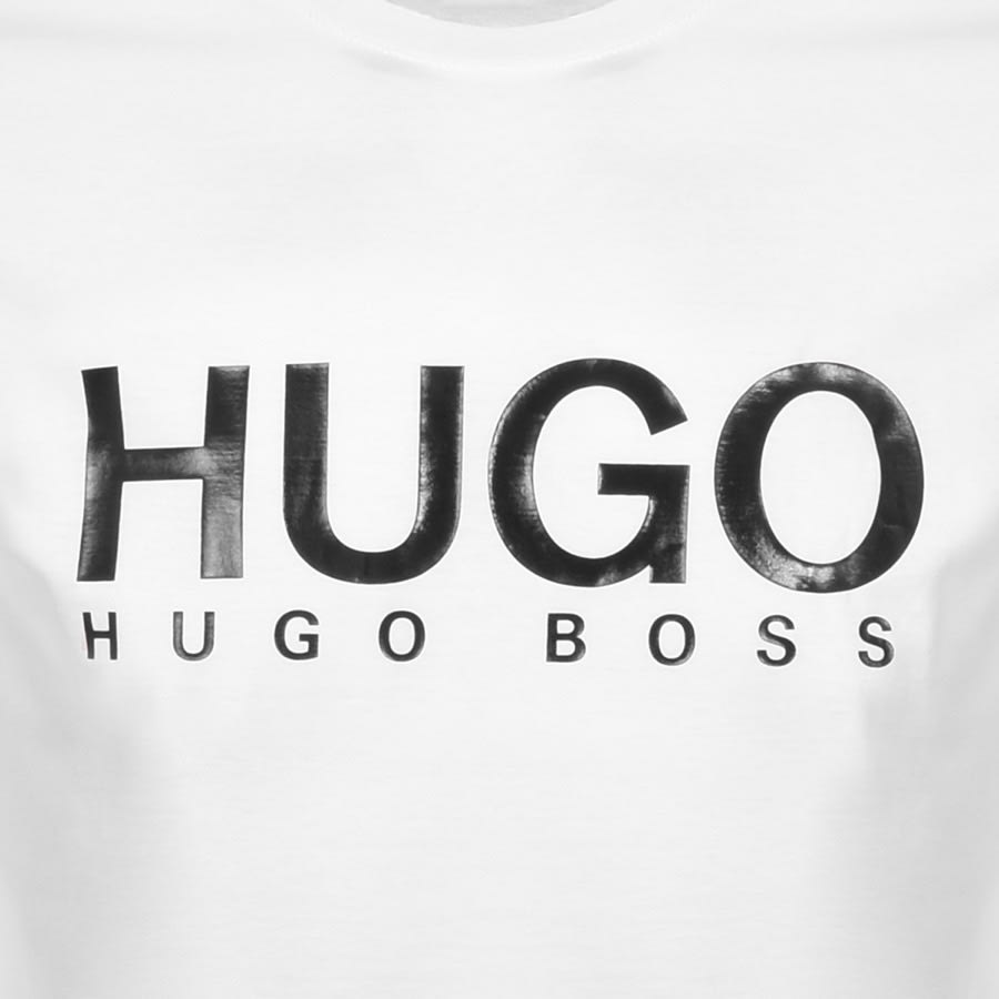 Alternative Image for ProductHUGO Dolive Crew Neck Short Sleeve T Shirt White3